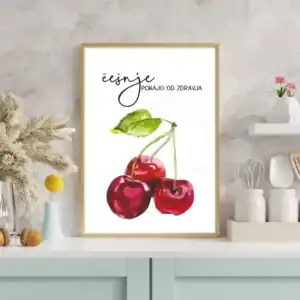 Ilustracija češnje za dom