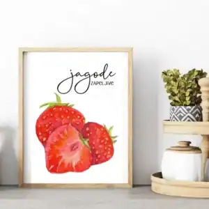 Ilustracija jagode za dom