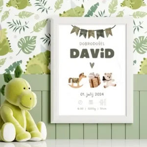 Ilustracija Igrače darilo ob rojstvu