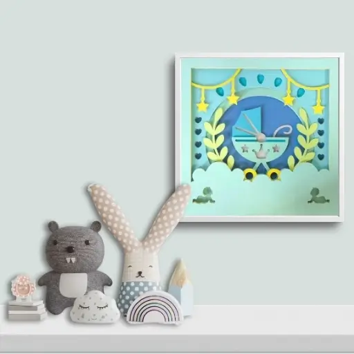 Voziček za fantka 3D slika