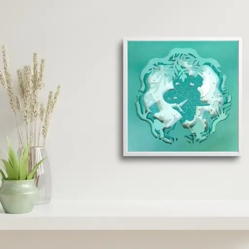 Metuljčica 3D slika