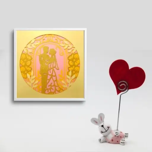 Mladoporočenca 3D slika