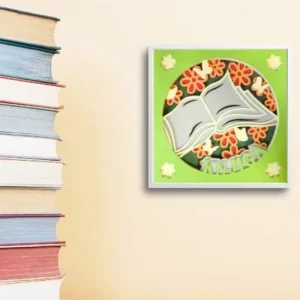 Odprta knjiga 3D slika za knjigoljube