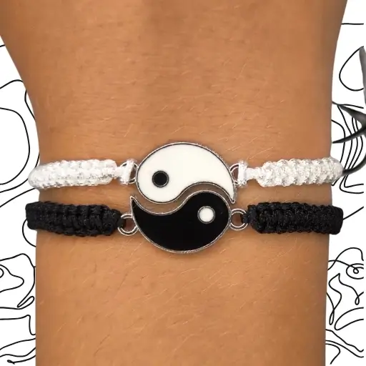 Zapestnica prijateljstva Jin in Jang