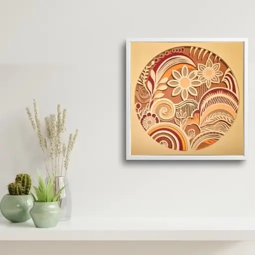 Cvetoče polje 3D slika za dom